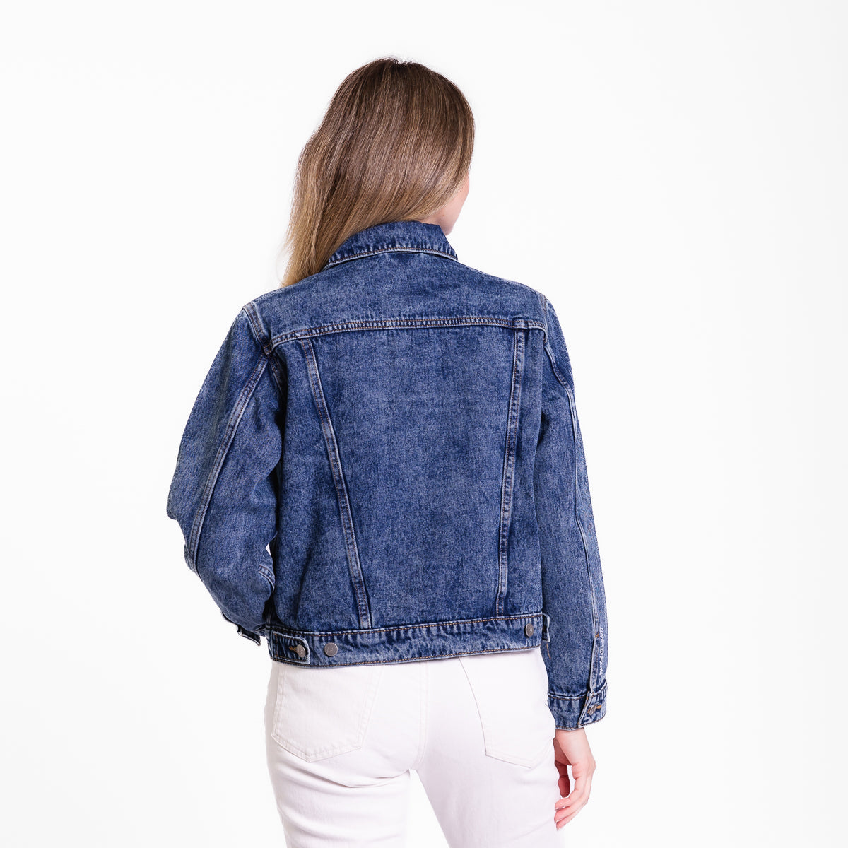 Vintage Washed Spirit Lead Me Denim Jacket