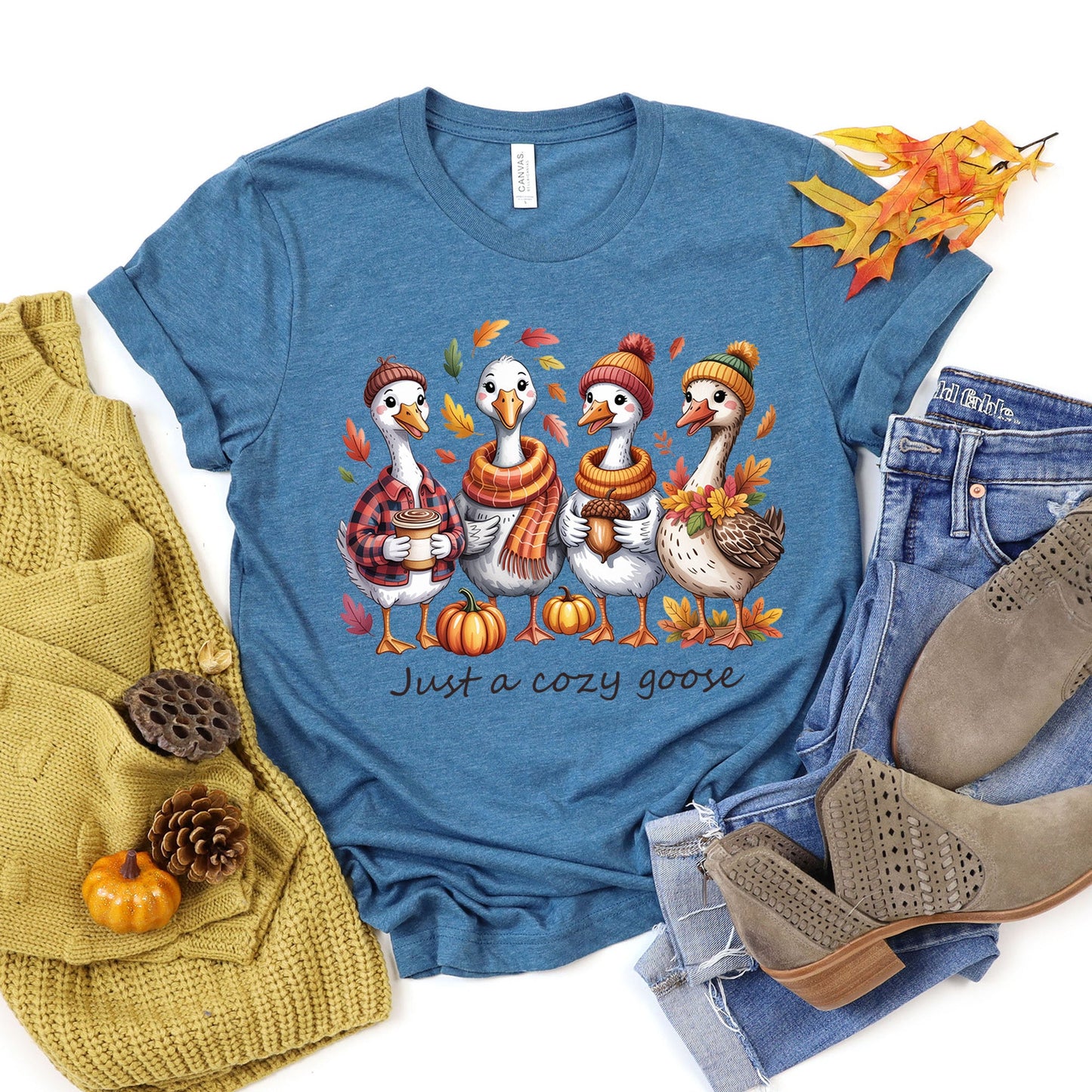 Just A Cozy Goose Tee