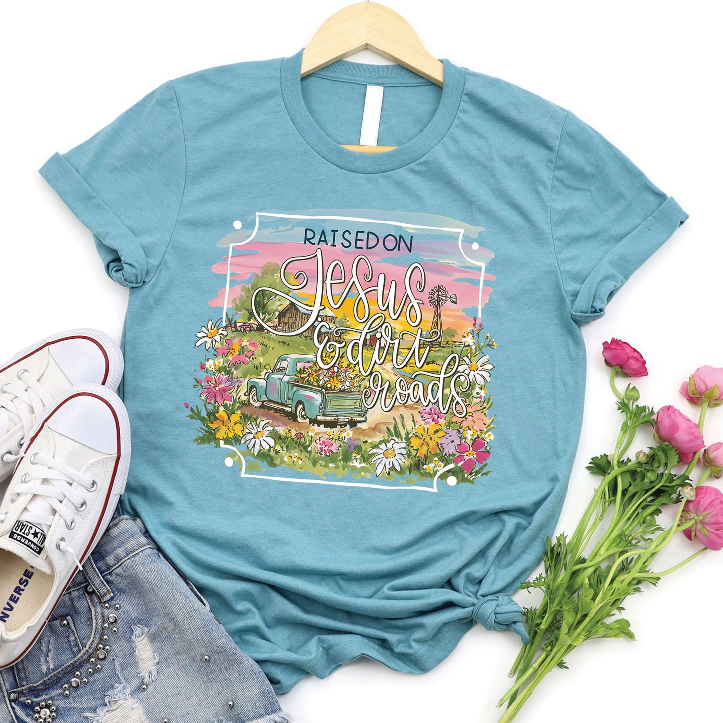 Jesus and Dirt Roads Tee