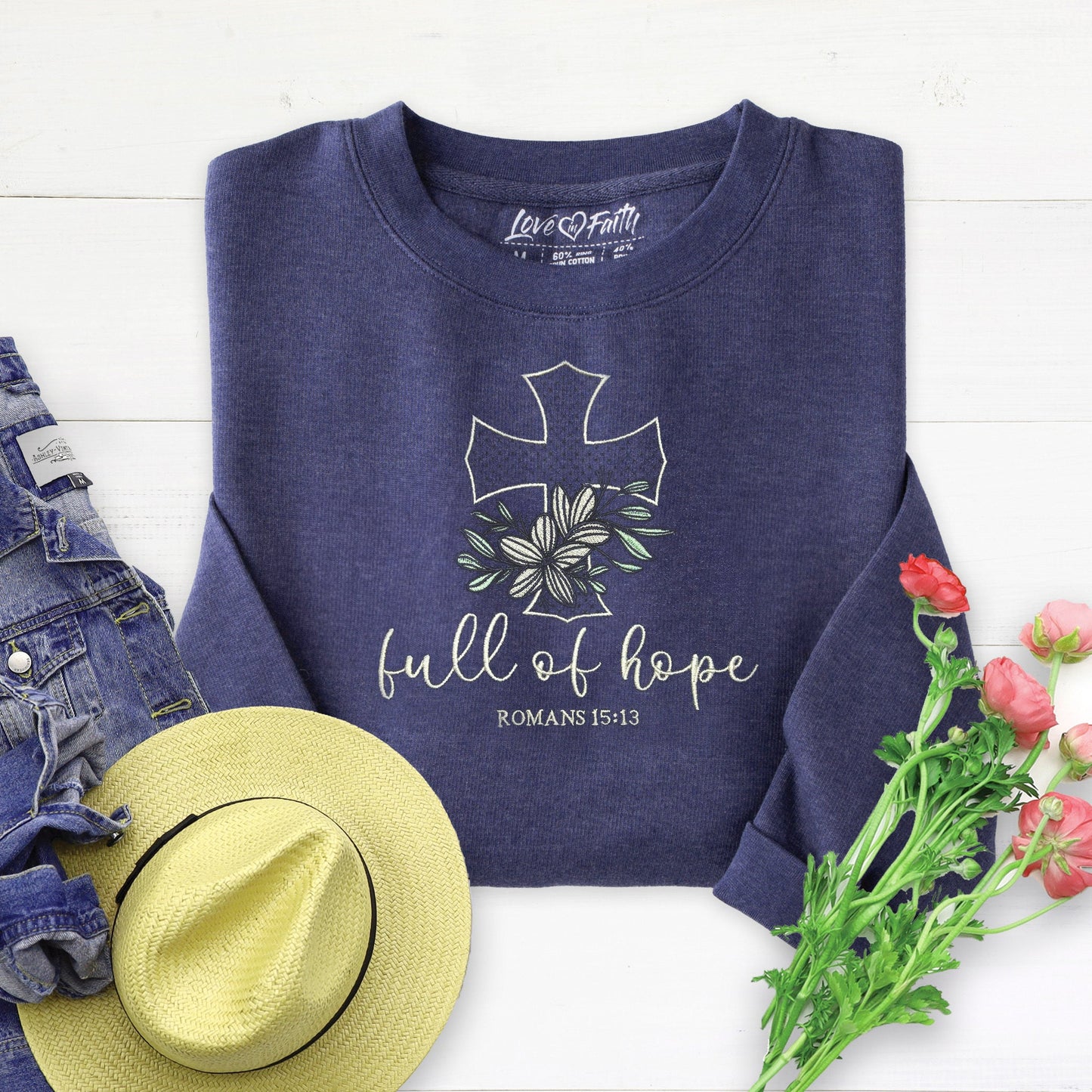 Embroidered Full of Hope Sweatshirt