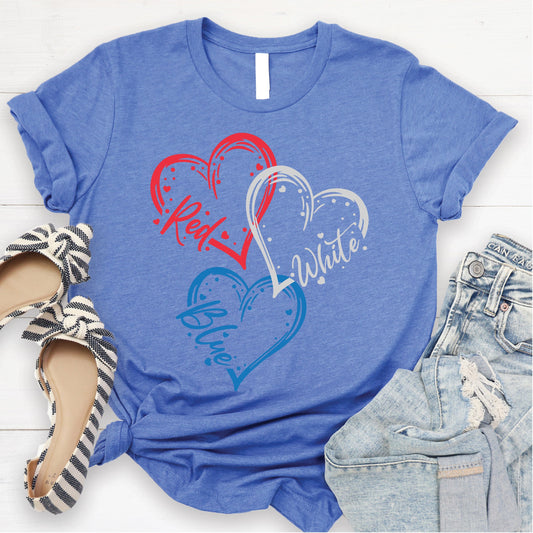 Red White Blue Tee