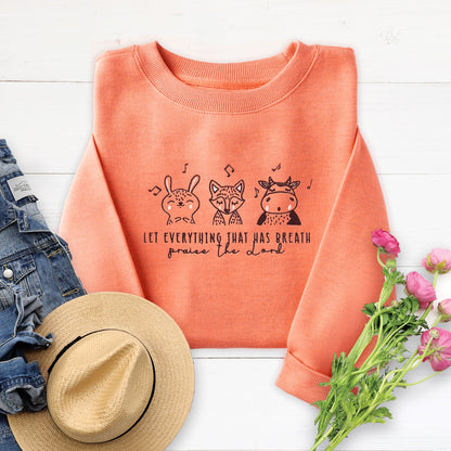 Praise the Lord Embroidered Crewneck Sweatshirt