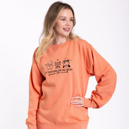 Praise the Lord Embroidered Crewneck Sweatshirt