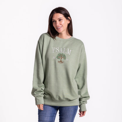 Psalm 1:3 Embroidered Crewneck Sweatshirt
